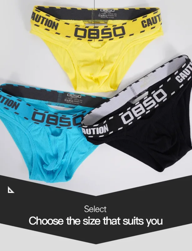 1/3Pcs Cotton Men Underwear Sexy Breathable Bikini Panties Underpants Large Crotch Pouch Mens Briefs with Front and Back Cutouts — image 11