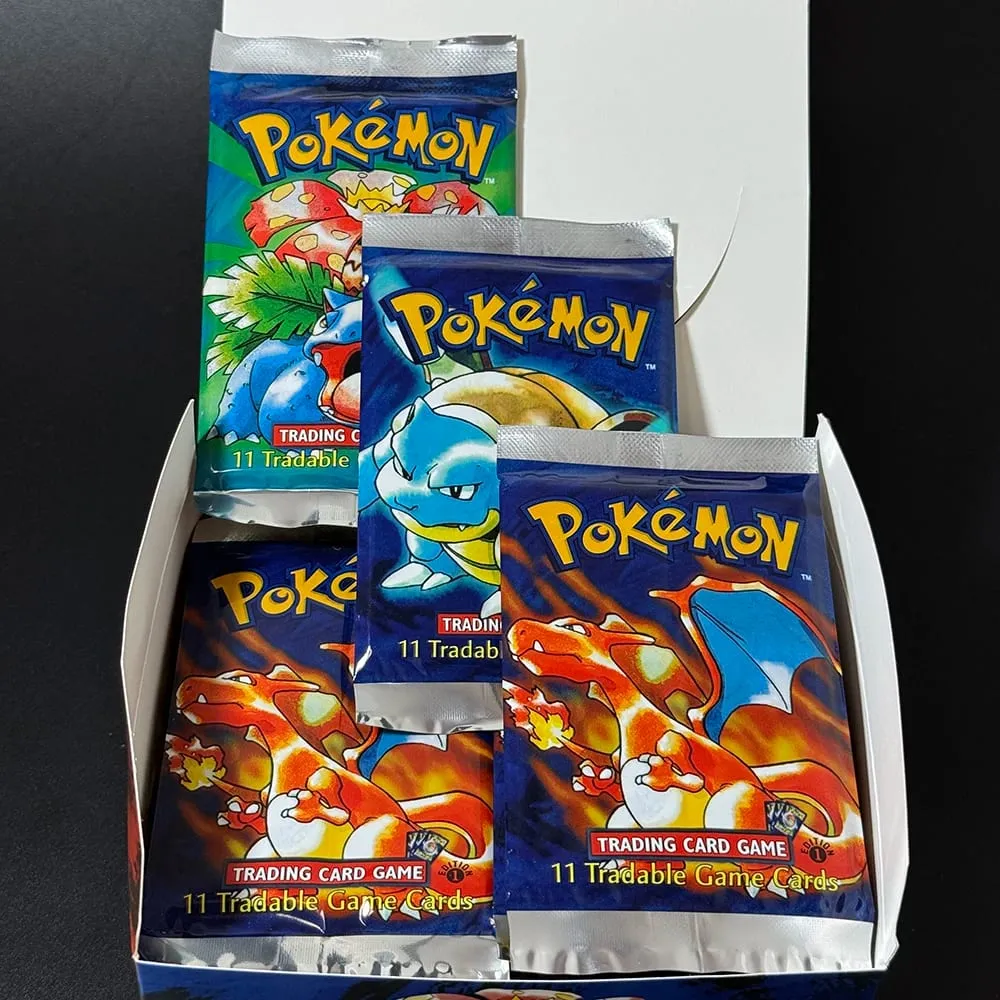 Whole pack PKM 1st Edition Booster Pack PTCG Proxy Cards for Base Set Pack Charizard Blastoise Venusaur TCG Cards 11pcs/Pack Toy — image 4