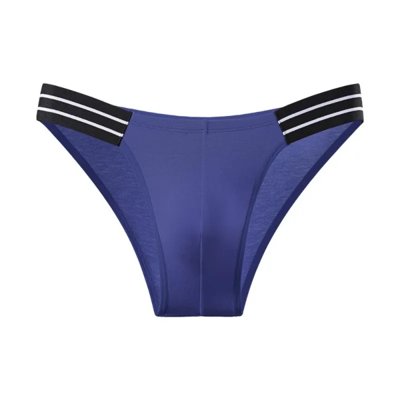 Lingerie heren driehoekige slipje midden taille ademend heren dunne slips streep groot formaat ondergoed voor heren vier seizoenen