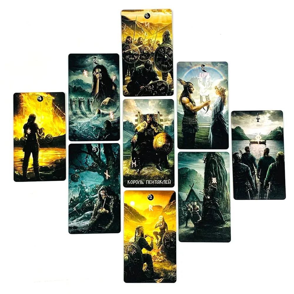 New Russian Version Tarot Cards Family Gathering Cards Game Mysterious Divination Board Game Halloween and Christmas Gifts — image 5