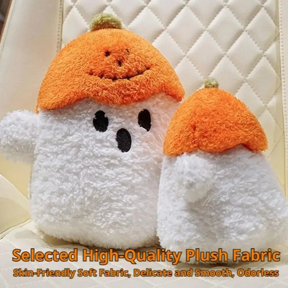 Cozy Ghost Decorative Cushion Hug Pillow Toy Plush Fabric PP Cotton Filling Ghost Decor Ornaments Ghost Stuffed Toy Party Event