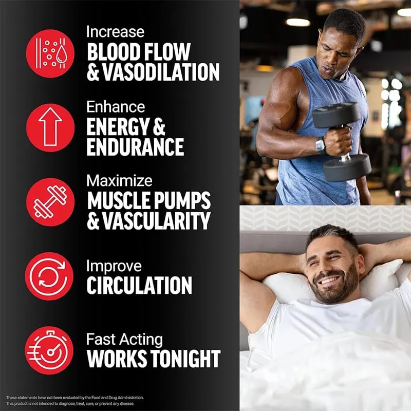 Nitric Oxide Booster Pre-Workout Boosts Muscle Pump Energy and Endurance Performance & Muscle Mass Beet Root Supplement — image 4