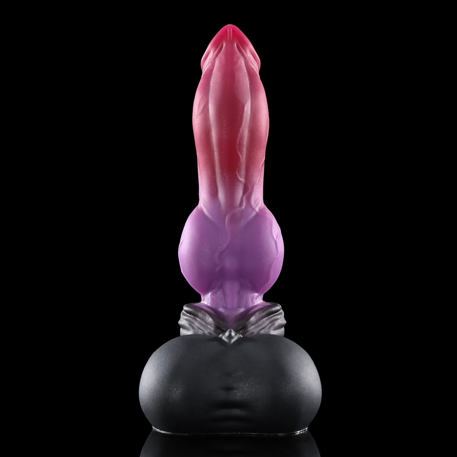 Nothosaur Purplish Red Realistic Huge Anal Plug Butt Plug Animal Fantasy Dildo Massage Anus Dilator Sensual Exploration Sex Toy — image 2