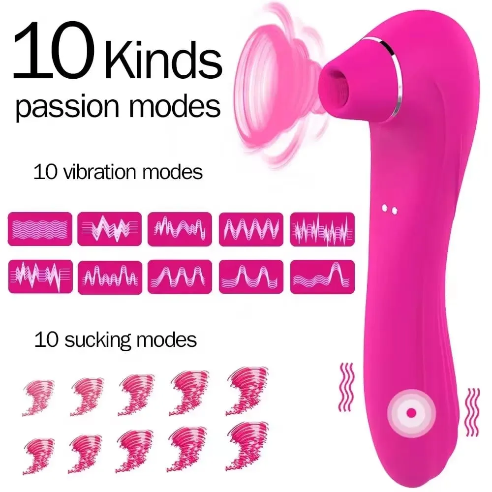 Clit Sucking Blowjob Vibrator For Women Clitoral Sucker Nipple Clitoris Stimulator Waterproof Vagina Shop For Adults Sex Toys — image 3