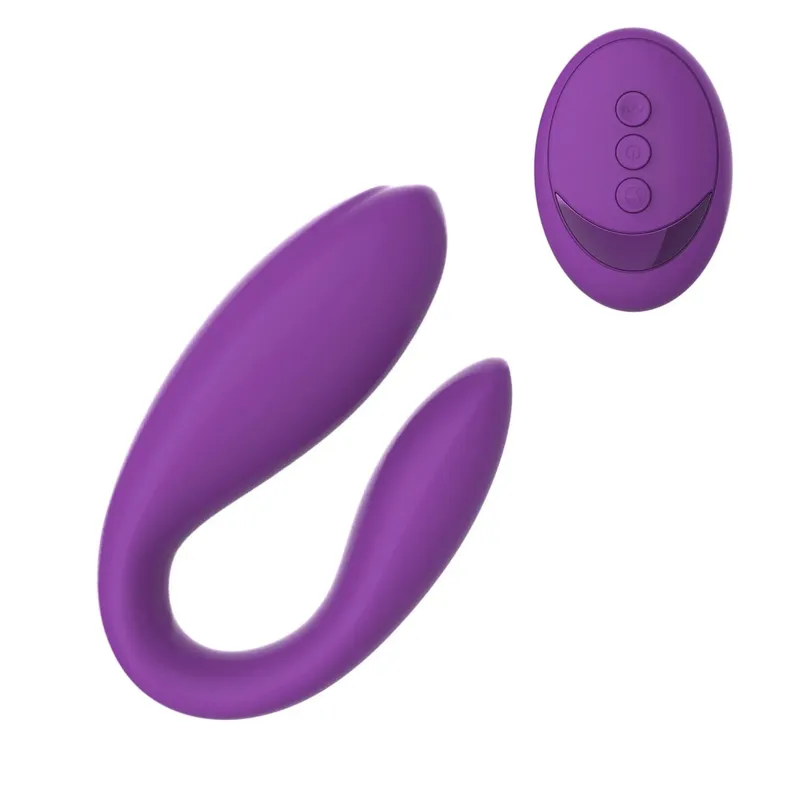 Y-pao Mainan Seks Dewasa Bebas Genggam Stimulator G-spot Penetrasi Ganda Penggetar Pasangan Fleksibel Y-pao untuk Wanita dan Pasangan Lembut