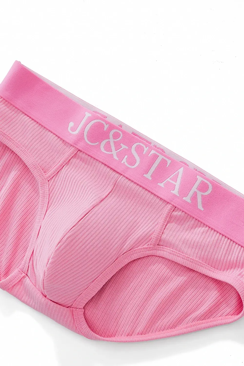 Cuecas masculinas atléticas com design de corte alto, cuecas de algodão com nervuras, conforto esportivo para homens, biquíni deslizante, tanga