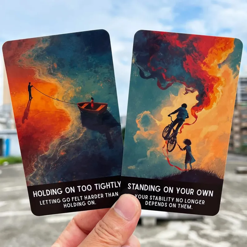 54 Relationship Truth Oracle Cards 13x8 Cm Reveals Communication Patterns Card Game for Personal Growth Insightful Deck