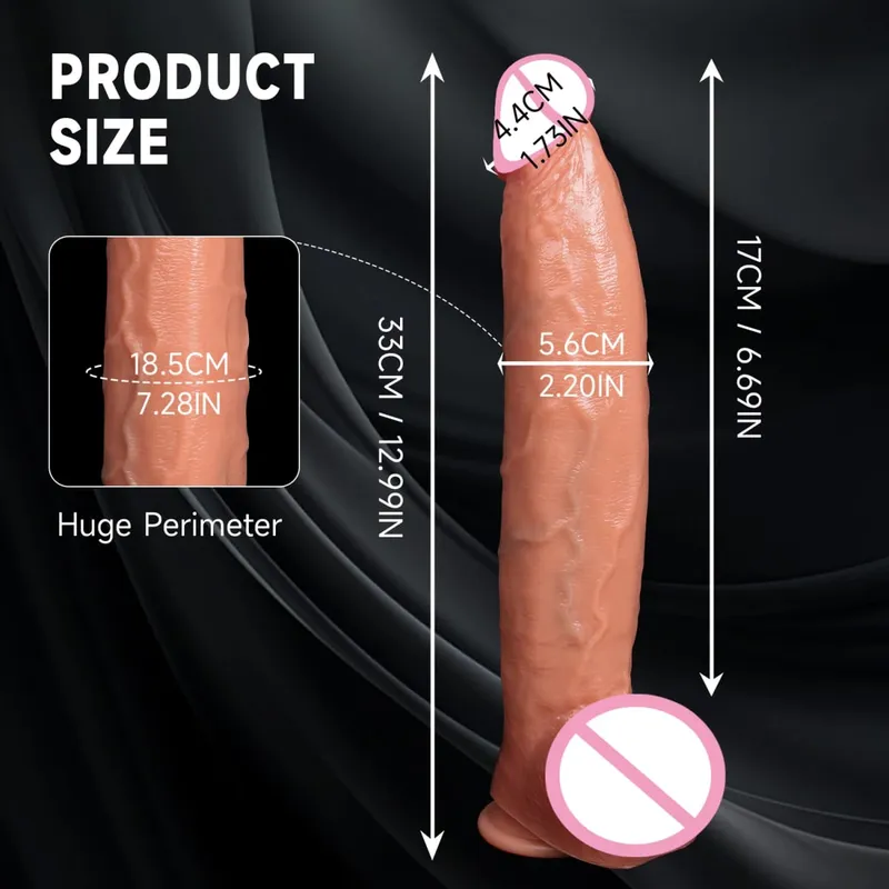 Oversized Reality Dilda Super dlouhá anální zátka Silikonová Pro jednotlivce Masturbátory Pro muže Ženy Gay Dildo Sextoys Sex Shop 18+