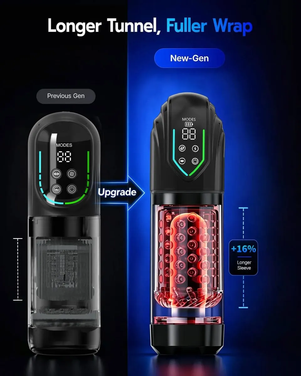 Automatic Male Masturbator 7 Rotating Licking Modes Mastubator Cup Electric Pocket Pussy Penis Sex Toy For Men Adult Supplies