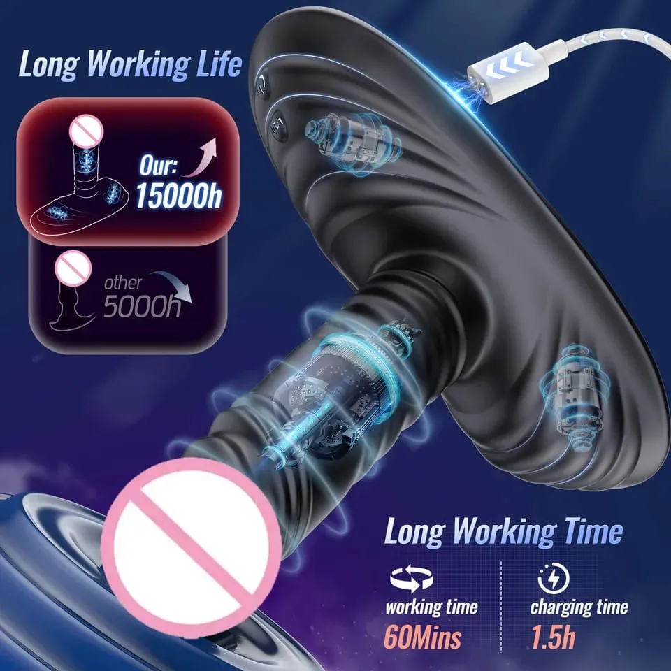 APP And Remote Control Vibrating Dildo Vibrator for Women Telescopic Vagina G Spot Double Stimulator Female Masturbator Sex Toys — image 4