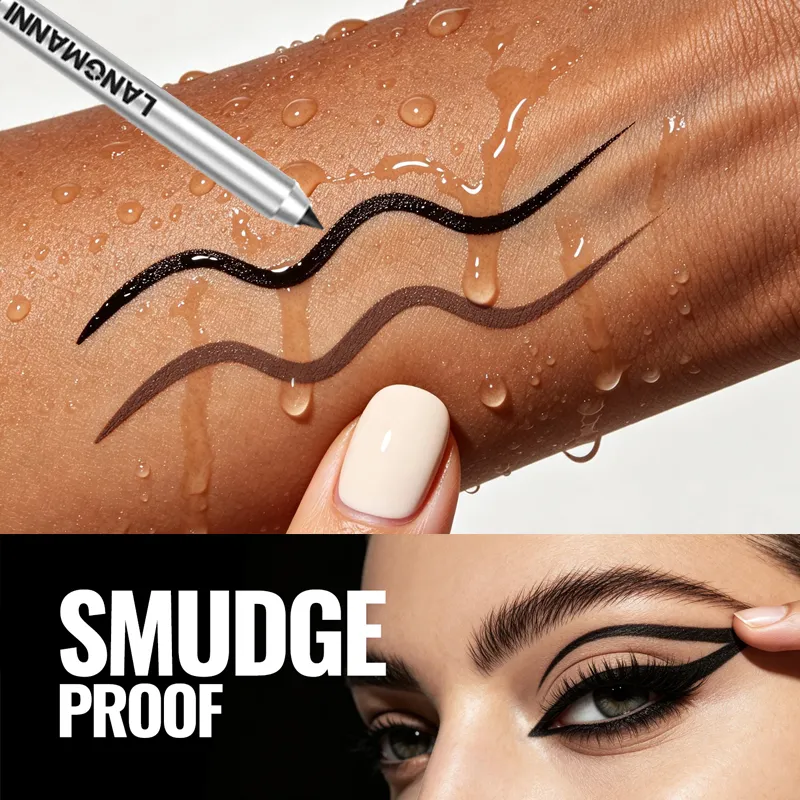 Matita gel per eyeliner brillante perlescente, impermeabile e resistente al sudore, a lunga durata, liscia e facile da colorare, trucco per gli occhi delle donne