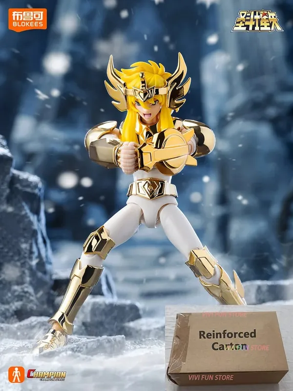 In Stock BLOKEES Saint Seiya CLASSIC CLASS Gold Saint Virgo Shaka Pisces Aphrodite Andromeda Cygnus EX Gold Assembled Model Toys — image 22