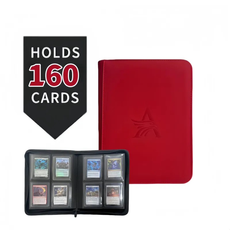 TopLoader 4-Pocket Card Binder (160 Cards) – Black/ Industrial-strength storage for TCG & sports cards. Collector's dream — image 10