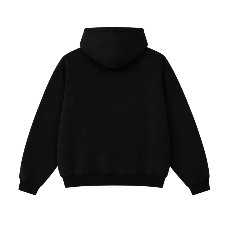 Y2K Men Oversized Hoodie Frayed Raw Edge Patch Letter Print Pullover Hooded Sweatshirt Multi Color Hip Hop Streetwear Hoodies — image 7