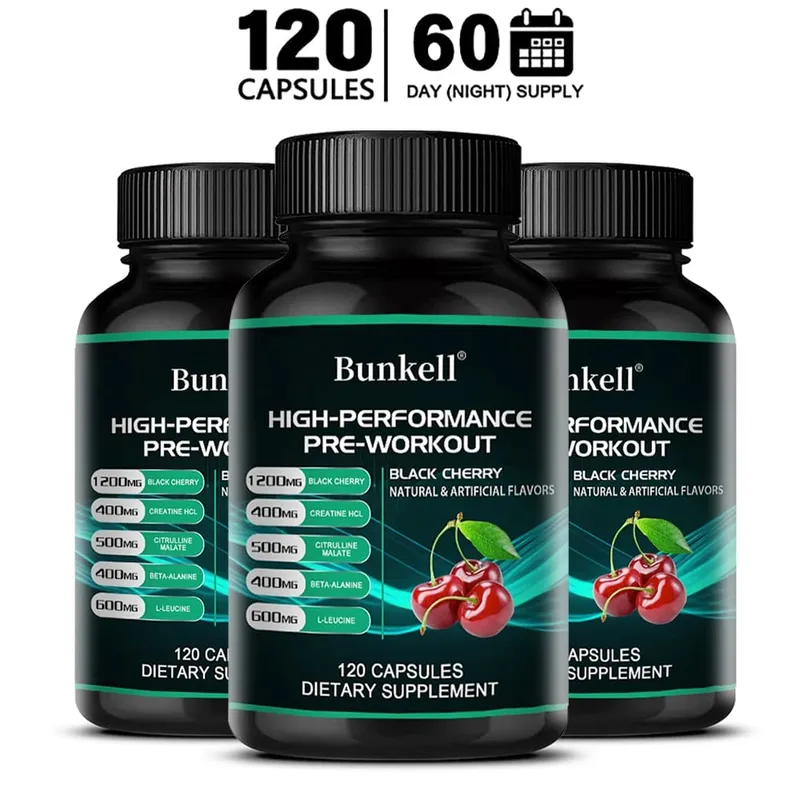 Suplemen Pra-Latihan Bunkell - Asam Amino Creatine HCI Citrulline Malate Beta-Alanine Untuk Meningkatkan Kinerja Atletik — image 10