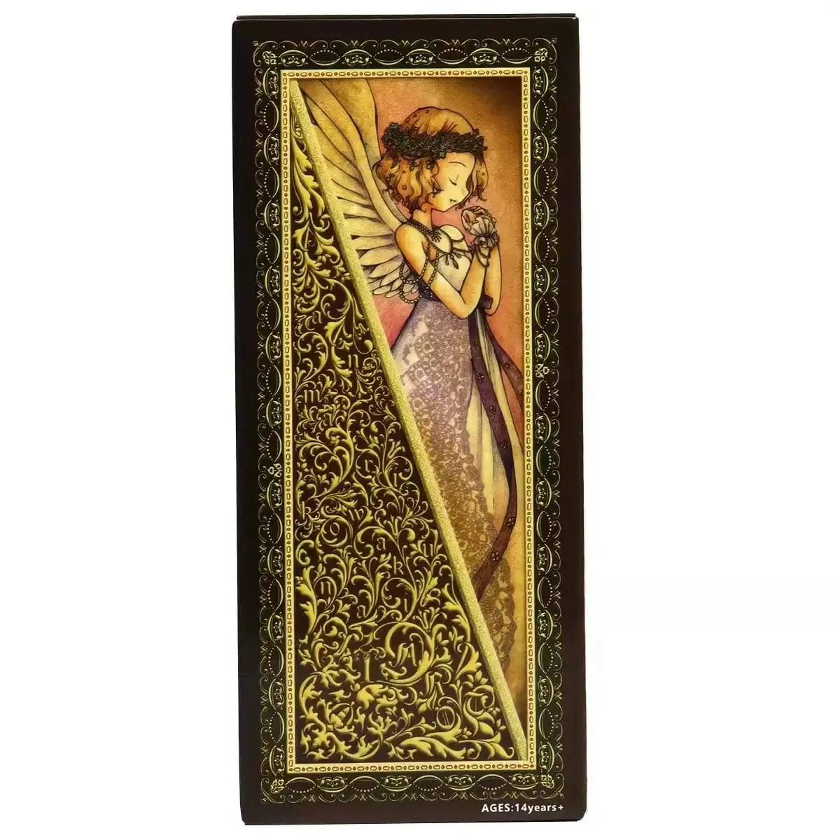 Low Scare Tarot Cards 78PCS Anime Fairy Tale Deck Kawaii Cute Oracle Divination Beginner Friendly Witchcraft Spirit Board Game