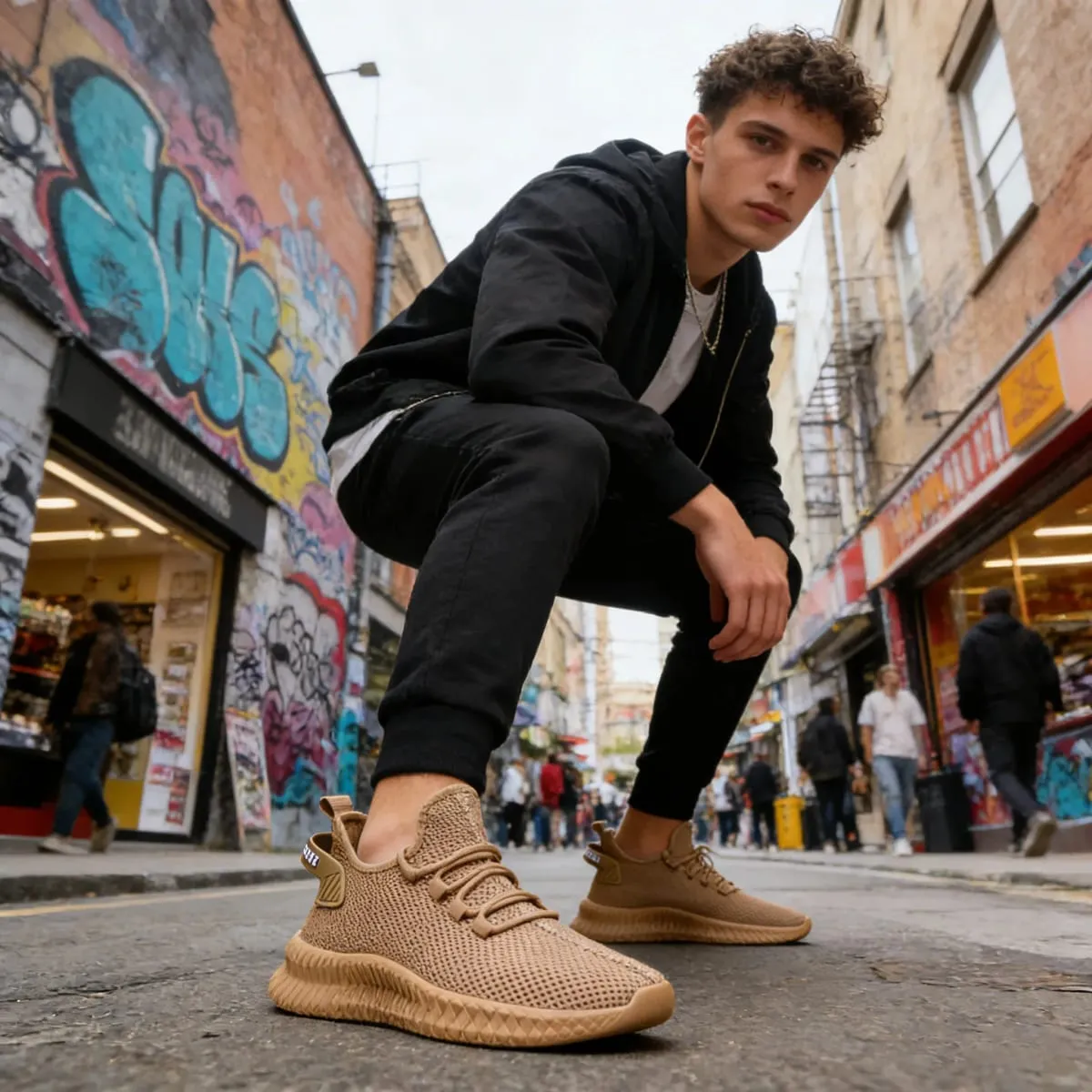 Men Shoes Spring Summer Soft Runing Shoes Lightweight Cheap Mesh Casual Shoes Slip on Sneakers Tenis Masculino Zapatillas Hombre — image 3