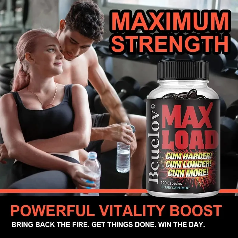 Men's Max Load Capsules - Supports Muscle Mass and Vitality Daily Immune Health Supplement Non-GMO