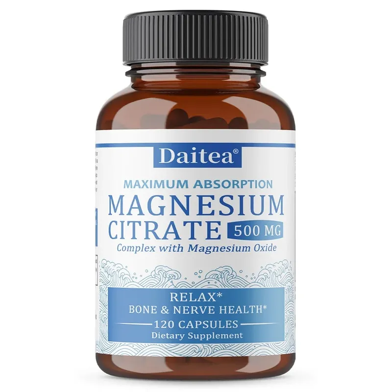 Magnesium Citrate Complex 500 MG para sa Calm Relaxation at Digestion Health Support - High Absorption Magnesium Supplement — image 9