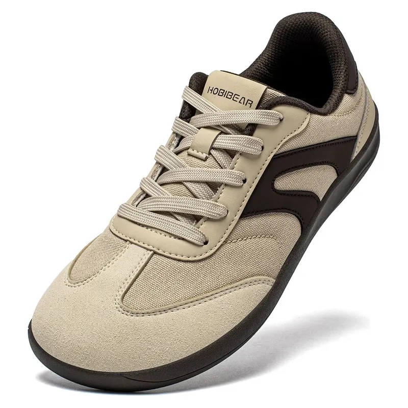 Unisex Barefoot Sneakers Women Men Wide Toe Minimalist Zero Drop Shoes Non Slip Lace Up Casual Sneaker