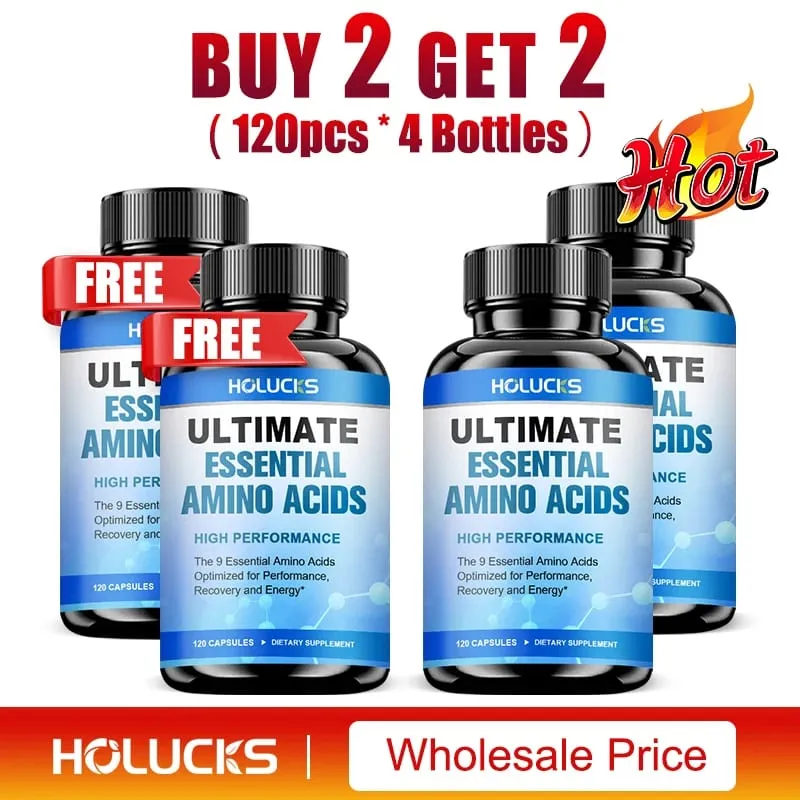 Advanced Body Building Amino Acid Capsules-Helps Increase Strength Endurance Protein Synthesis Build Muscle Mass Abs Energy — image 12
