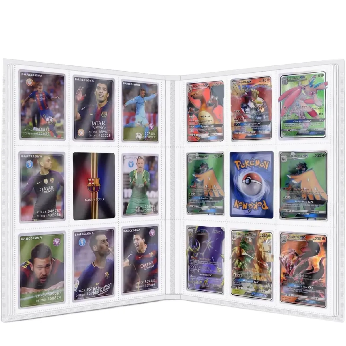 9 Pocket 540 Cards Collection Album Holder Binder Folder Fit For Pokemon YuGiOh TCG Game Sports Football Anime Card Storage — image 4
