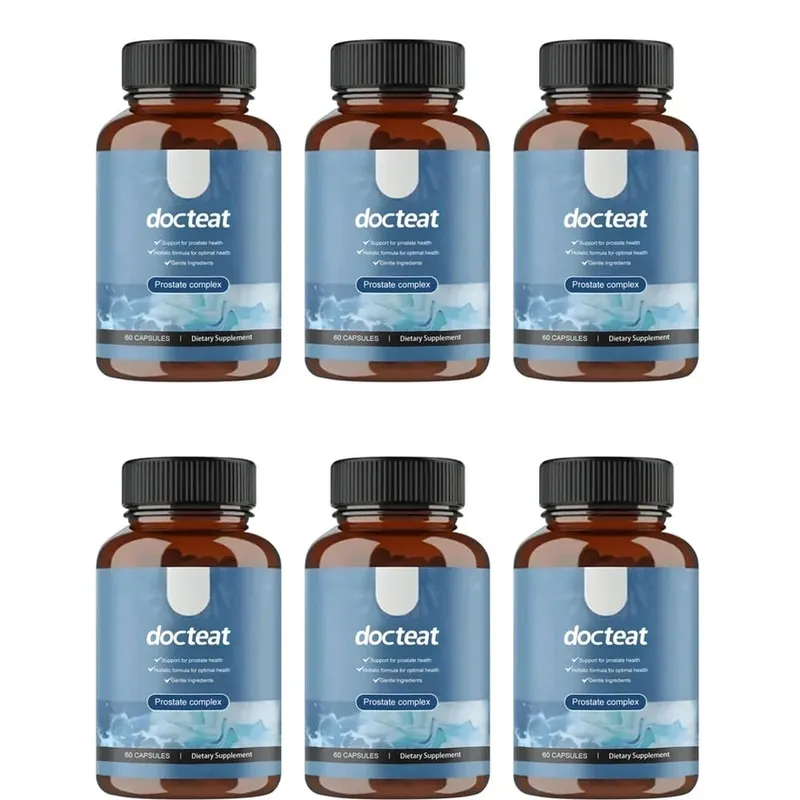 Docteat Prostate Complex Capsules Supports Prostate Health and Urinary Flow with Saw Palmetto Pumpkin Seed Extract 60 Capsules — image 12