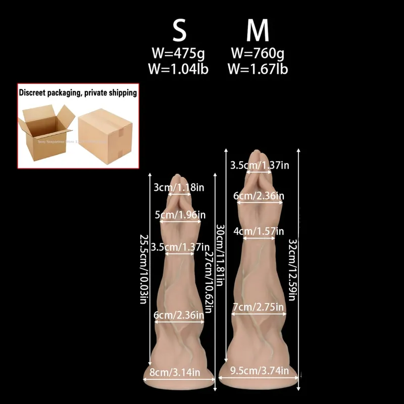 Enorm silikonfot Butt Plug Thick Ben Dildo Stor analplugg Anal Expander Masturbator Anus Dilator Sexleksaker Vuxenleksak Sexbutik