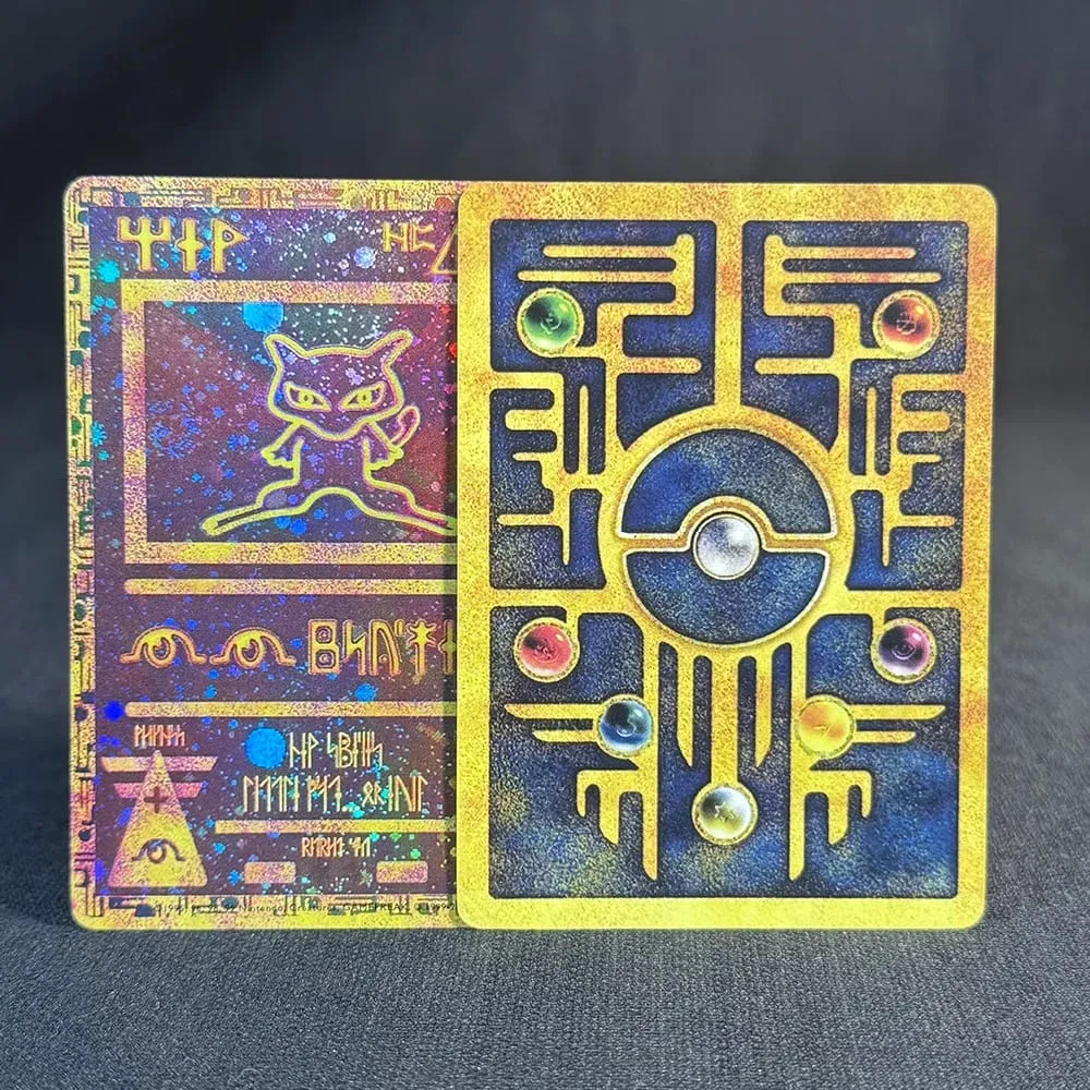 Proxy Card Mew Collection Card Ancient Times Double-Sided Color Mew Classic Limited Anime PKM Cards Gift Toys — image 4