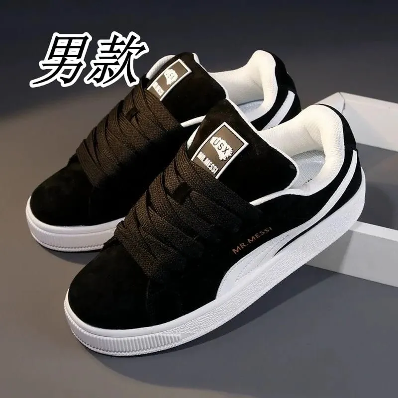 Skate Sneakers、LowTop Casual Board ShoesRetroFlat WalkingTrainers、Lace Up Platform Daily Footwear、Breathable Streetwear Sneakers — image 10