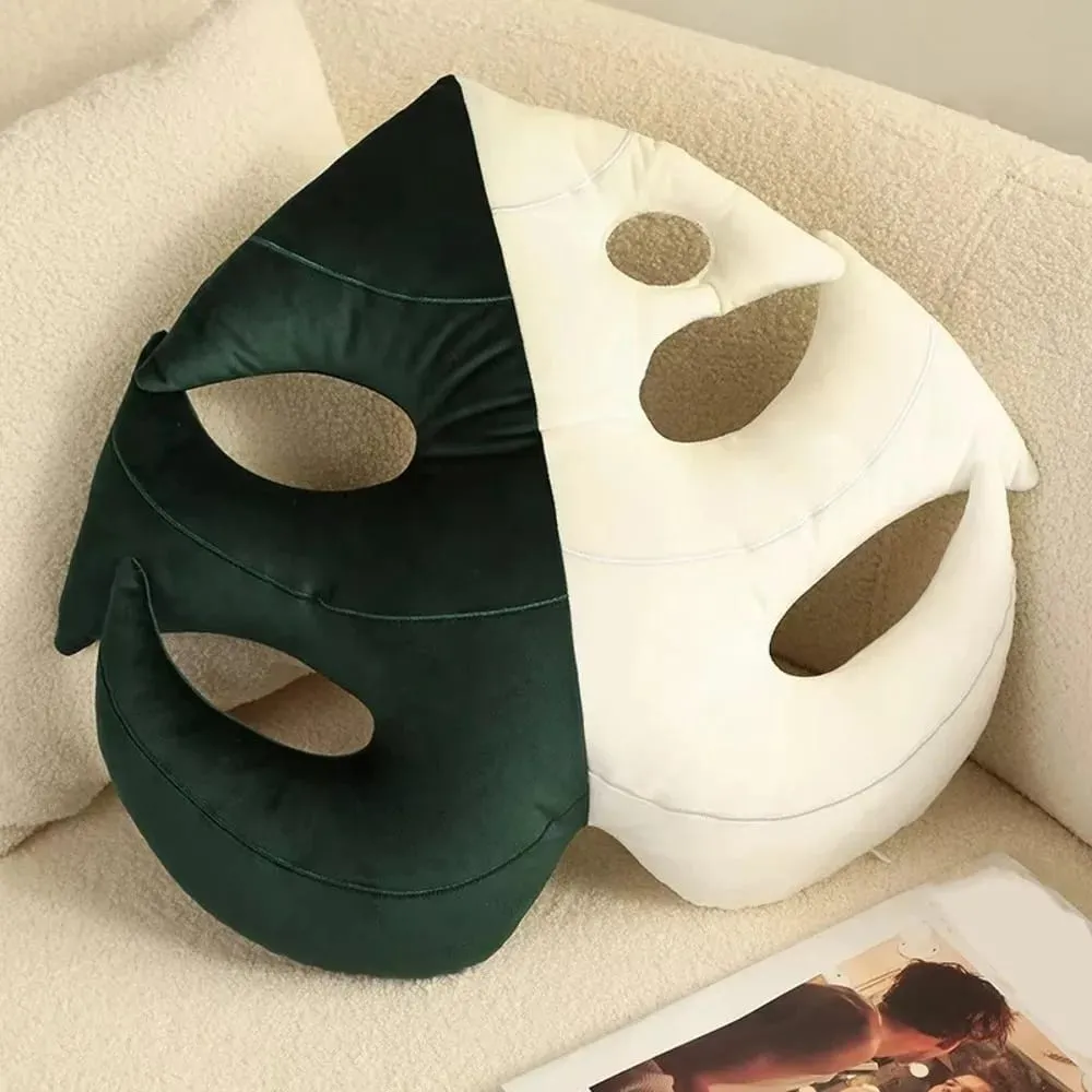 New Cartoon Creative Leaf Plush Toys Back Cushion Doll Green Plant Leaf Adult Pillow Cushion Home Indoor Decor Seat Pad