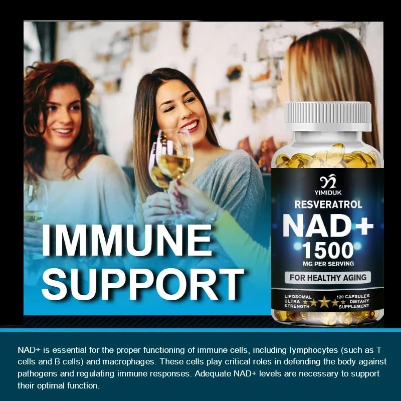 1500 mg NAD-supplement - Liposomaal NAD+ supplement met resveratrol-uithoudingsvermogen en gezond ouder worden - Sterktecapsules — image 4
