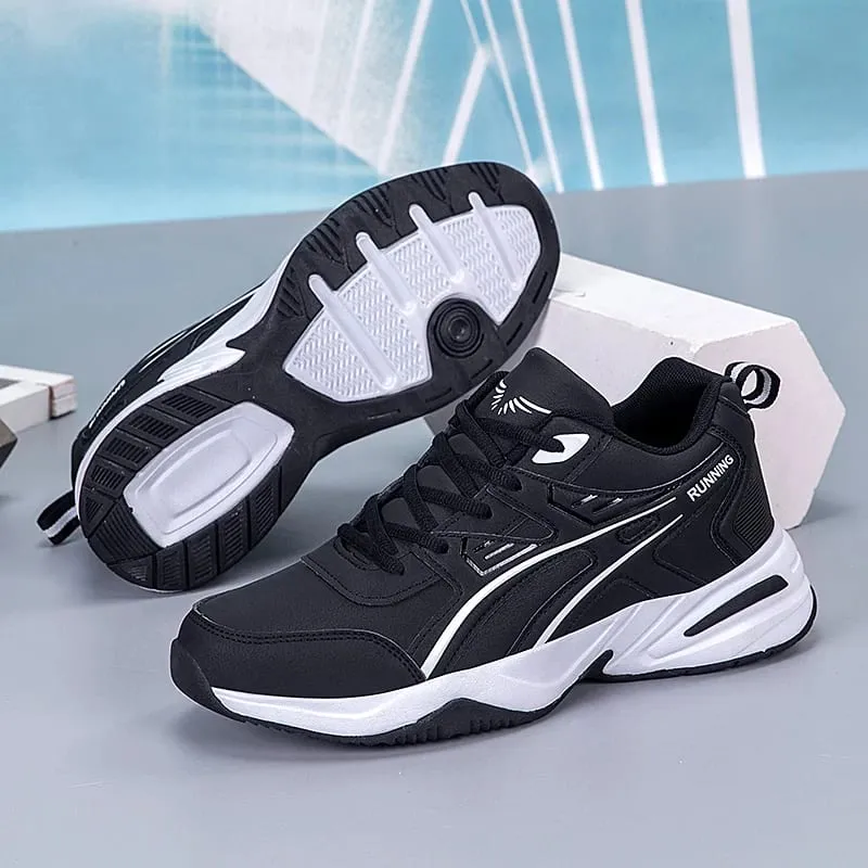 Men's classic retro casual sports shoes Four seasons soft-sole waterproof outdoor youth running shoes breathable light sneakers — image 3