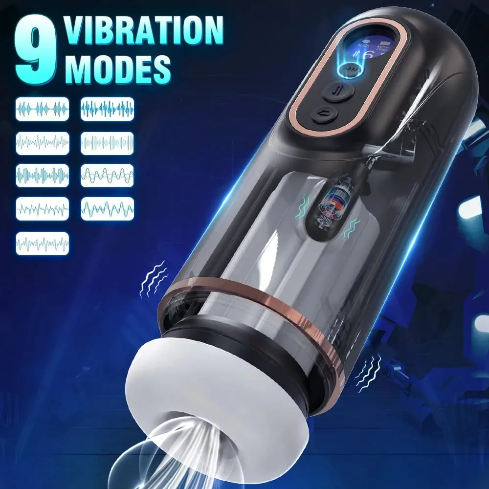 Automatický teleskopický sací mužský masturbátor Vibrační Inteligentní vyhřívání Sexy Voice Sluchátko do kapsy Pussy sexuální hračka pro muže — image 4