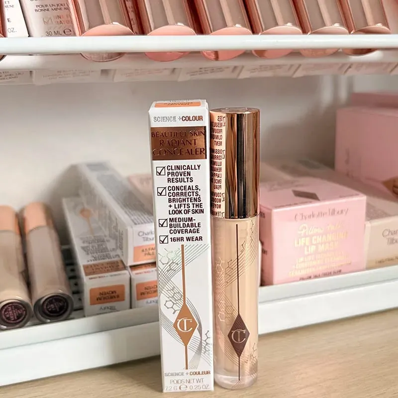 Charlotte Highlighter Foundation Continuamente Textura da Maquiagem Hidratante Corretivo Fixador Spray Essência Tilbury Cosmetic