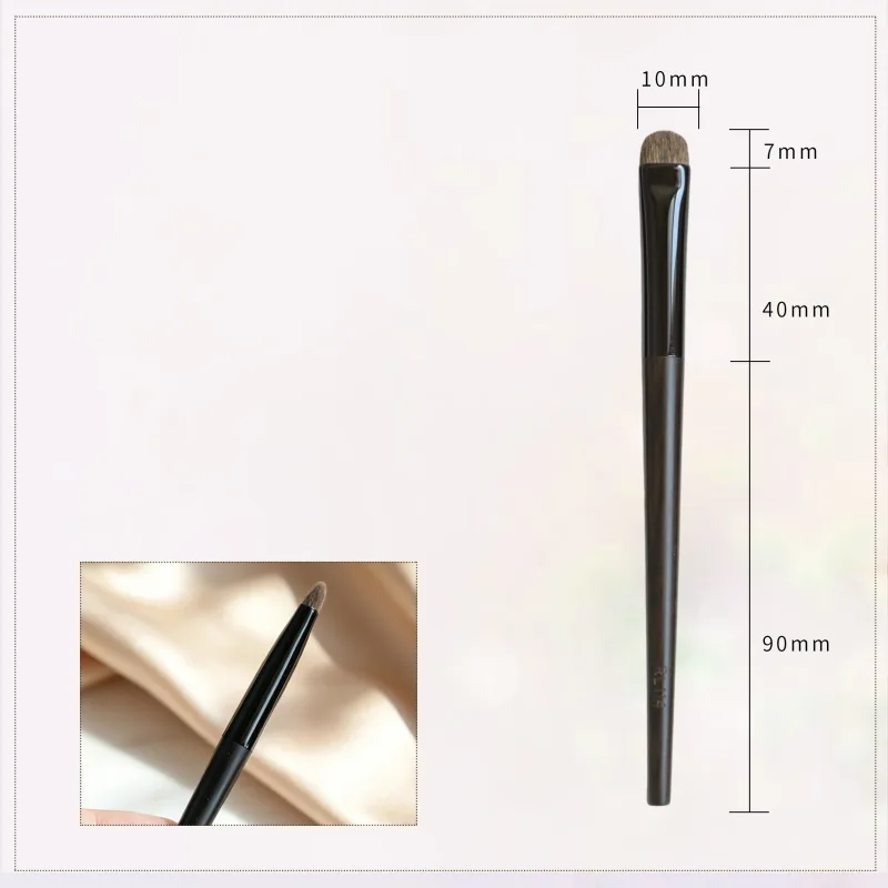 1PC Professional Handmade Make Up Brush Smoky Eye Shadow Smudge Brush Soft Weasel Lynx Hair Ebony Wood Handle Makeup Brushes