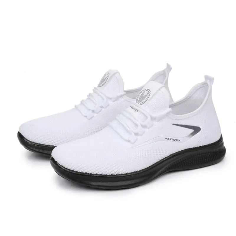 Men Comfort Knitted Loafer Sneakers 2026 New Arrival Breathable Air Knit Upper Slip On Shoes — image 5