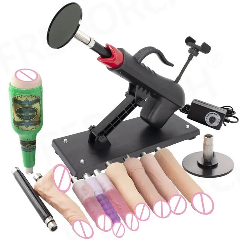 Fredorch Automatic Retractable Sex Pumping Gun Machine with Dildo For Male and Female Masturbation Sex Toy 450 Stroke per minute — image 27