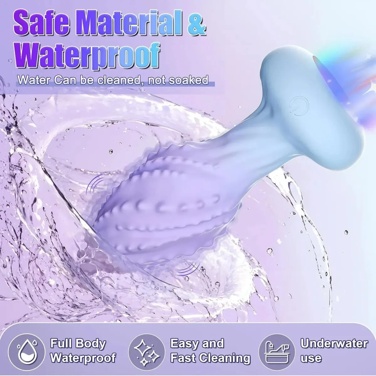 Anal Plug Sex Toys 360° Rotation Butt Plug Vibrator With LED Light UP Remote Control Men Prostate Massager for Women Masturbator — image 3