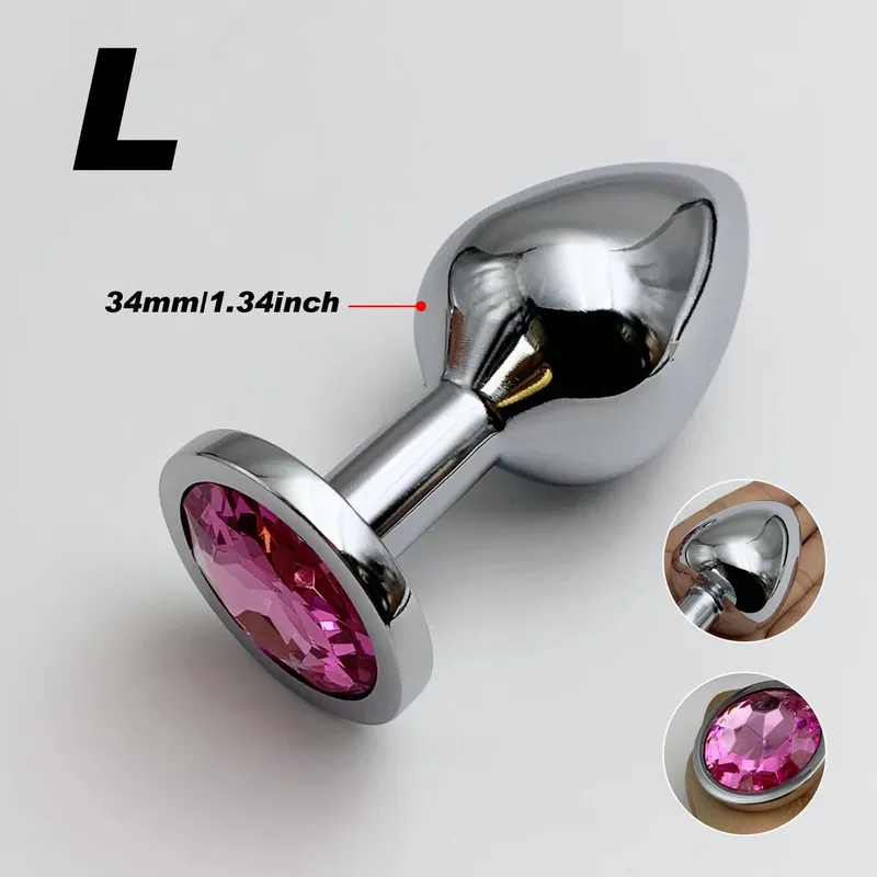 Anal plugs size 5 options metal butt plugs anal stimulation sex toys Prostate massage beginner to expert G-spot massage — image 10