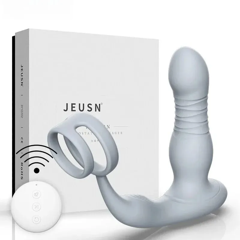 2026 Male Prostate Massager Vibrator Thrusting Anal Butt Plug Dildo Sex Toys for Men Remote Control Electric Butt Plug Adult 18+ — image 3