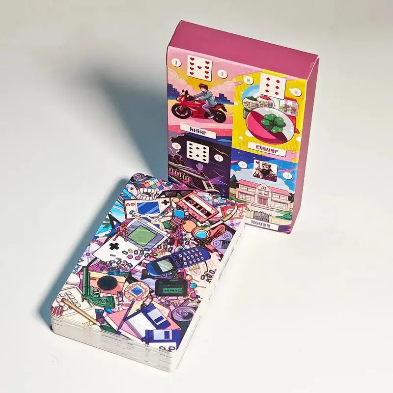 Back To The 80's Lenormand Deck 9*6cm Printed on 350GSM Double-embossed Cardstock 36 Pcs Lenormand Cards + 2 Special Cards — image 6