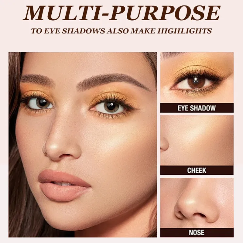 1PC Pearlescent Eyeshadow Sticks High Pigmented Eyeshadow Pencil Glitter Waterproof Long-Lasting Eye Makeup Non-Smudged