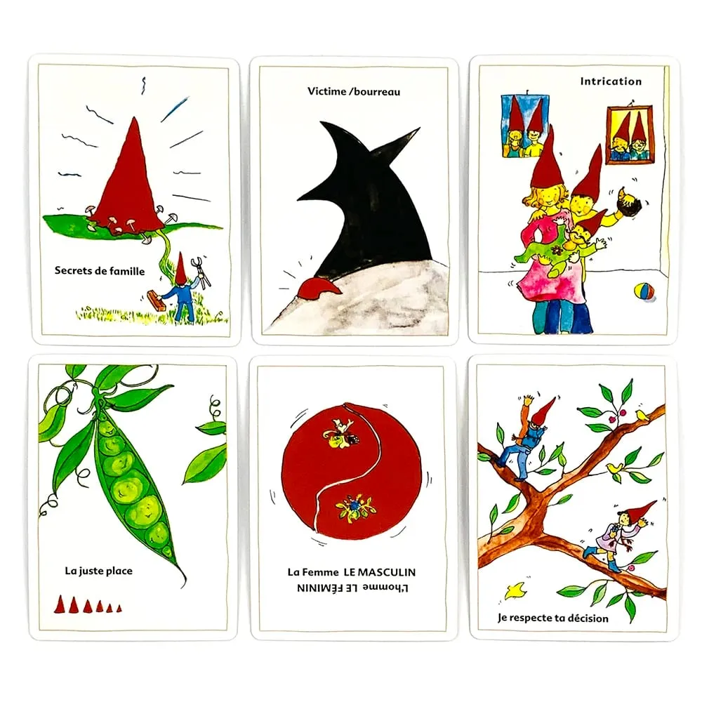 Constellations Familiales Game Cards 35 Card French Version Divination Oracle Deck Family Constellation Tool Christmas Gifts