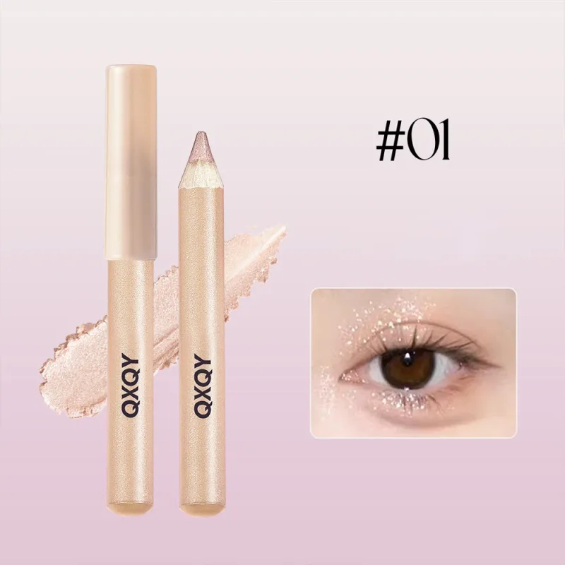 1/2/4pcs Shimmer Aegyo Sal Eye Liner Pencil Under‑Eye Highlighter Glitter Pink Eyeshadow Nude Champagne Eye Contour Makeup