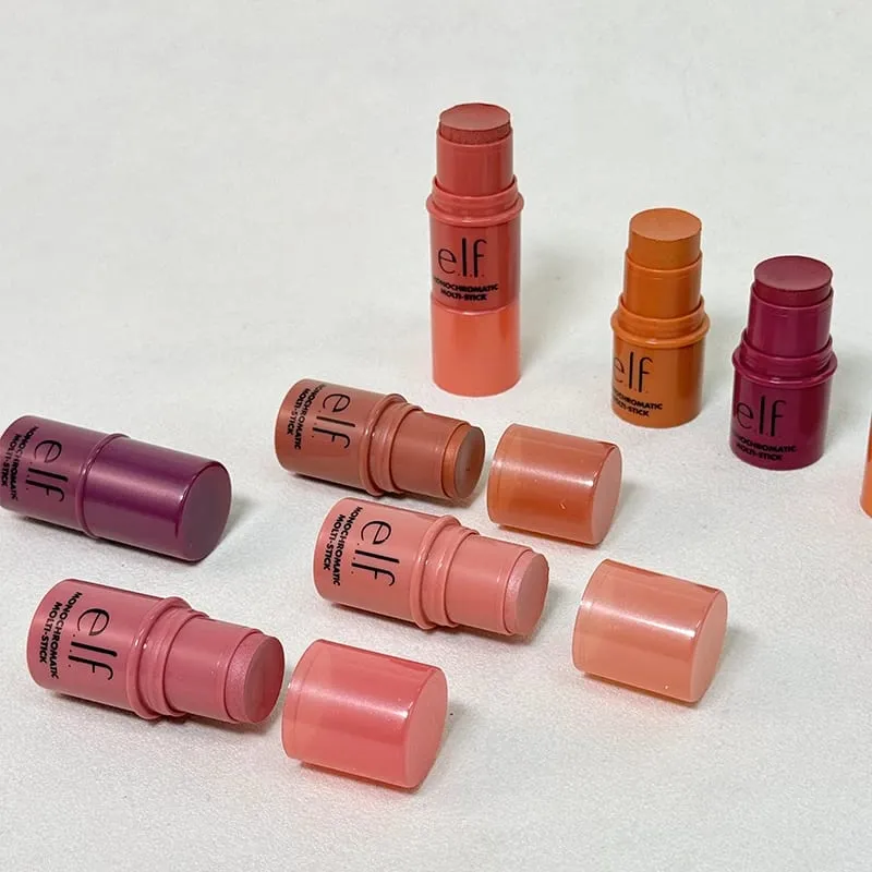 Elf Blush Contour Multi-functional Blush Stick Dual-use for Lips and Cheeks Matte Glow Primer Moisturizing Base Pore-minimizing