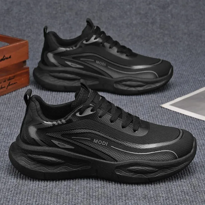 Artificial Leather Men Casual Shoes Breathable Male Lightweight Sneakers Outdoor Spring Walking Comfort Free Shipping