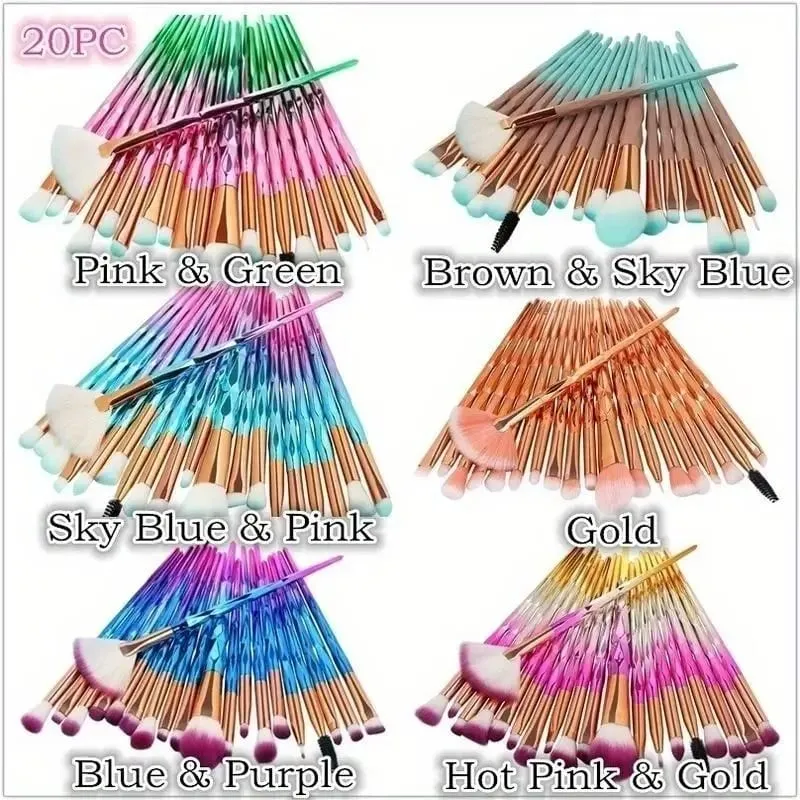 Makeup Brushes Sets Foundation Eyebrow Eyeliner Blush Concealer Cosmetic Tools