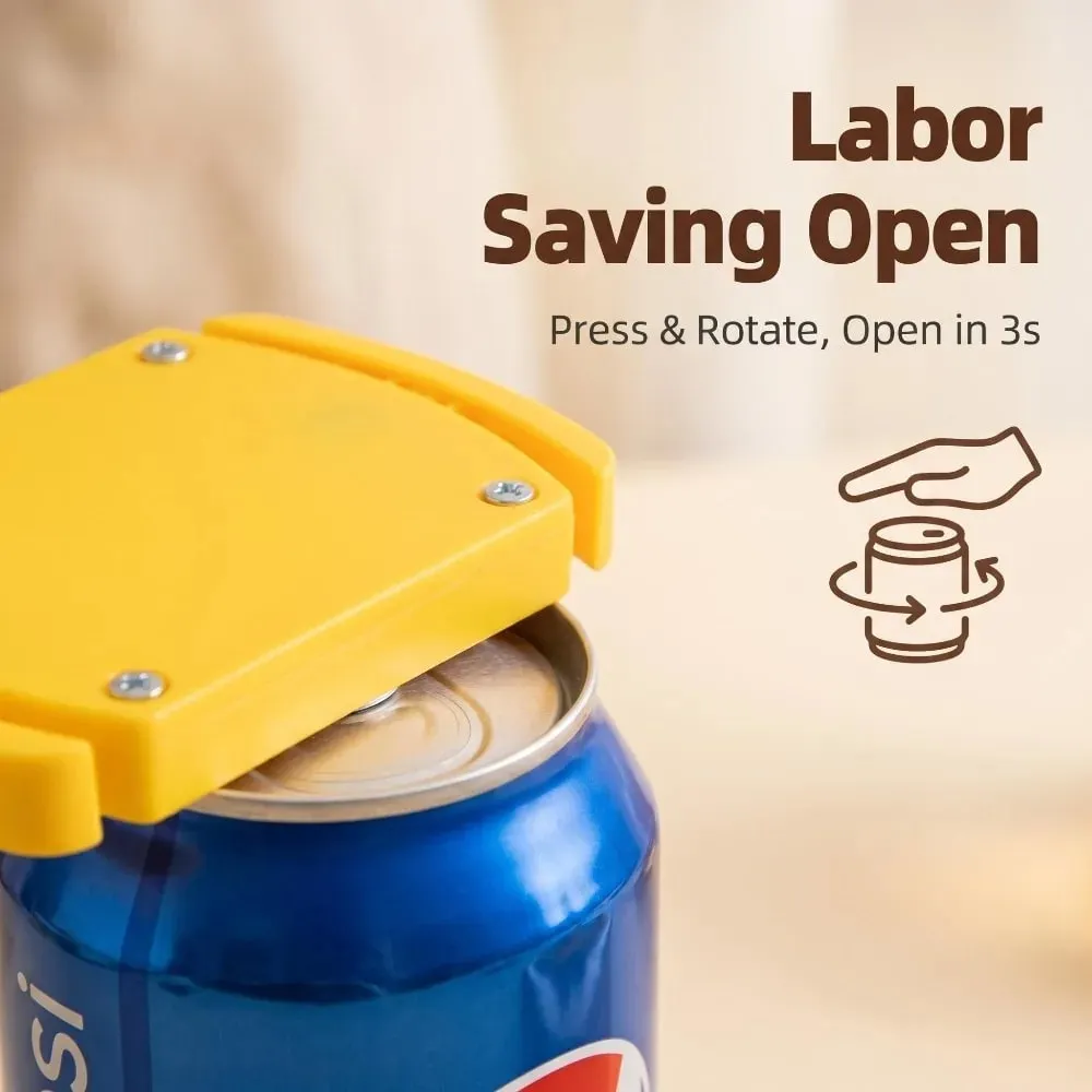 1pc Smooth Edge Safe Can Opener Portable Beer Soda Coke Can Top Remover Quick Open Kitchen Bar Gadget for Home Party Camping
