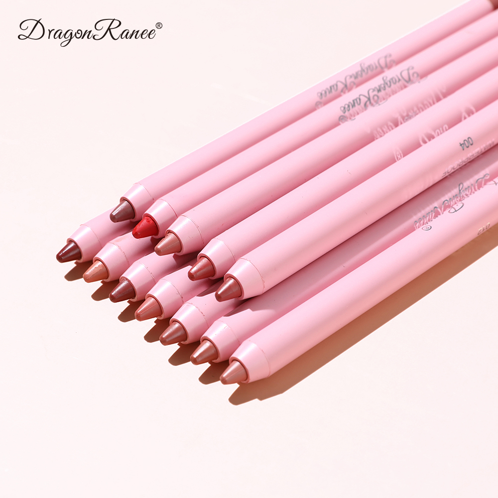 Waterproof Matte Lip Liner in Bean Paste Color Lip Plumping Lipstick Pen Non-Fading Lip Liner Waterproof and Sweat-Proof Long-Lasting Matte Lip Liner One-Second Plump Lip Lipstick Pen